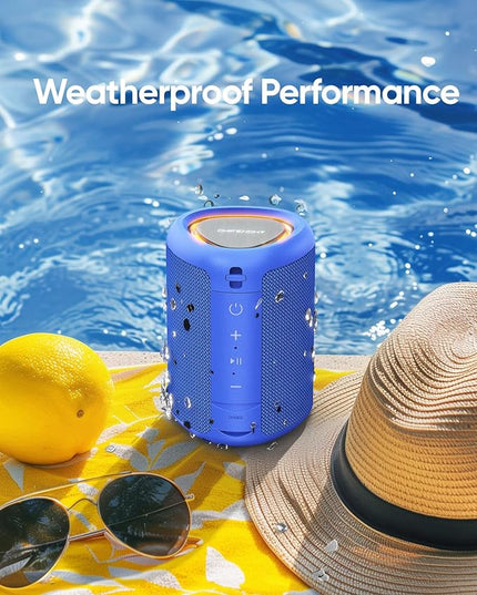 Portable Bluetooth Speaker Valentines Gifts For Him: Powerful Crystal Clear Sound/Romantic Light/IPX5 Waterproof/All Day Playtime/BT 5.3/TWS Paring,Small Wireless Speaker for Outdoor|Travel|Date Night