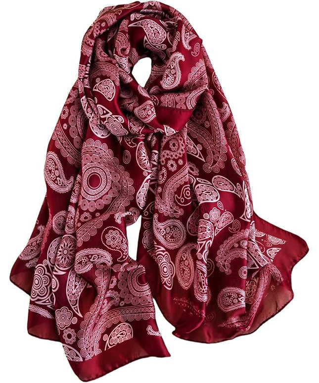 Silk Scarf Mulberry Silk Fashion Scarves Long Lightweight Shawl Wrap …