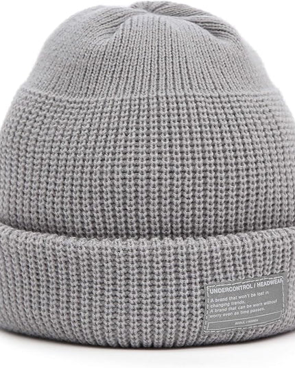 UNDERCONTROL Winter Trawler Fisherman Beanie Men Women Unisex Stylish Plain Docker Skull Hat Roll up Watch Cap Color Pack