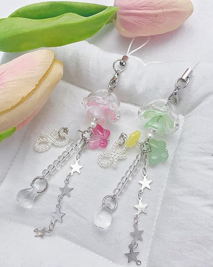 Cute Y2K Phone Charm Aesthetic Phone Charms Accessories Cute PhoneLanyard String for Bag Purse Backpack Airpods Pendants Decor