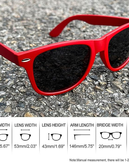Joopin Square Sunglasses Polarized UV Protection Trendy Designer Sun Glasses Men Women