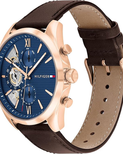 Tommy Hilfiger Men's Quartz Multifunction Watch - Stainless Steel - 5ATM/50 Meters Water Resistance - A Timeless, Modern Classic - Gift for Him - 43.5mm