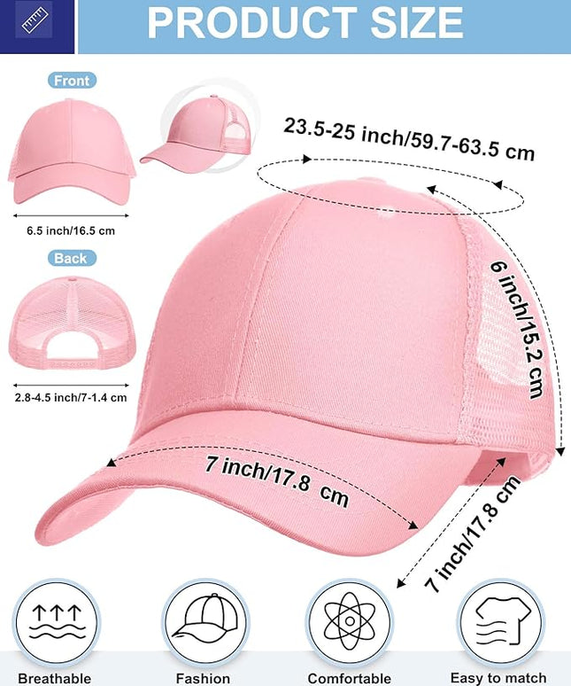 Coume Mesh Trucker Hats Bulk Sublimation Blank DIY Baseball Unisex Caps for Business Embroidery Sport Party Gift