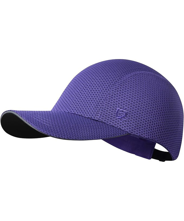 GADIEMKENSD Women's Race Day Running Cap Performance Mesh Hat - Excellent Ventilation, Lightweight, Reflective Safety