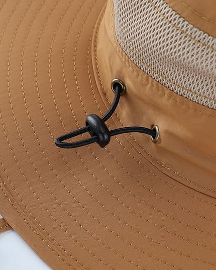 Home Prefer UPF 50+ Men's Sun Hat Wide Brim Bucket Hat UV Protection Hat for Mens Womens Beach Safari Gardening Golf Fishing