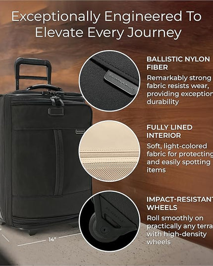 Briggs & Riley Travel Duffel Bag - Weekender & Overnight Luggage for Women & Men, Softside Bag