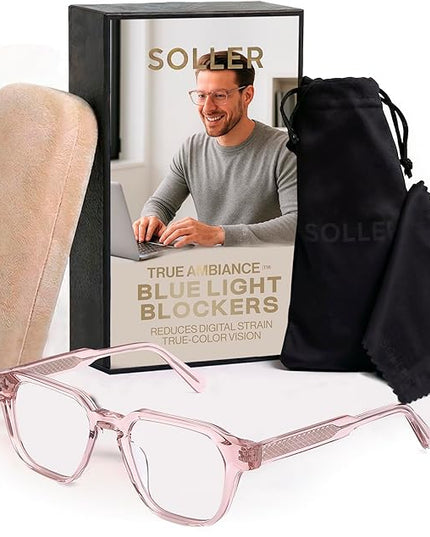 Colorado Home Co Clear Blue Light Blocking Glasses for Computer, Anti Eye Strain Office Screen Glasses for Men & Women