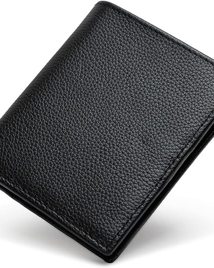 Bveyzi Ultra Slim Small RFID Wallet for Women, Leather Tiny Thin Bifold Pocket Ladies Wallet