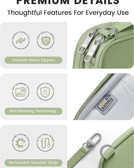 Travelkin 2-in-1 Passport Holder & Travel Organizer for Family with RFID Blocking, Multiple Passport Wallet for Men Women, Travel document holder for Credit Cards, Cash, and Electronic Essentials