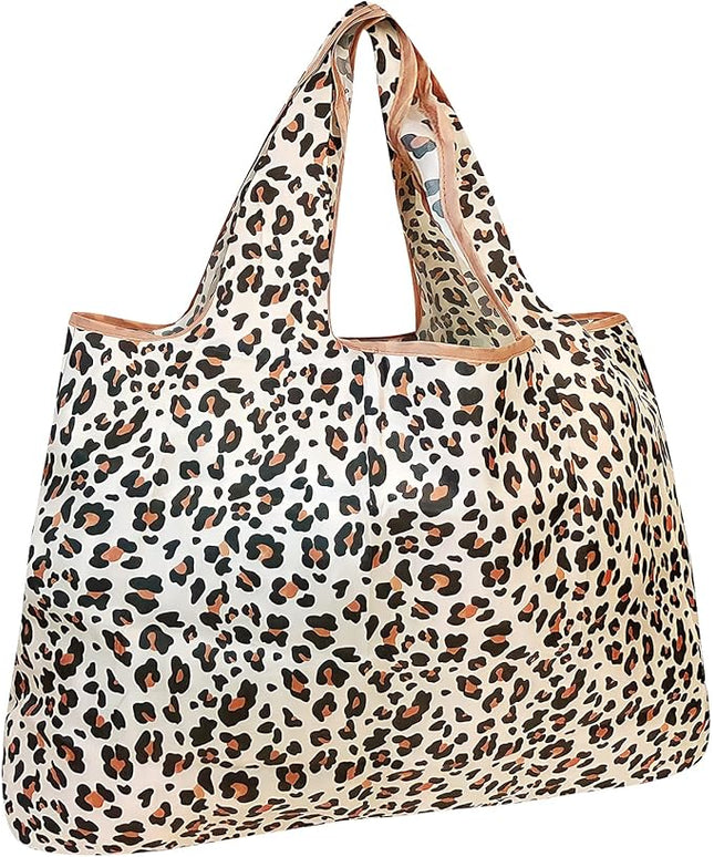 allydrew Large Foldable Tote Nylon Reusable Grocery Bags