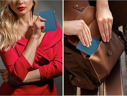 Oak Leathers Wallet For Women Full Grain Leather - Small RFID Coin Purse Credit Card & ID Holder for Ladies,Bifold Wallets for Teenager | Small, RFID, Coin Purse, for Ladies, for Teenager