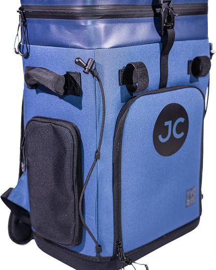 Convertible Cooler Backpack with Dry Storage by JustinCASE | Waterproof Travel Cooler Bag for Drinks, Clothes & Trips