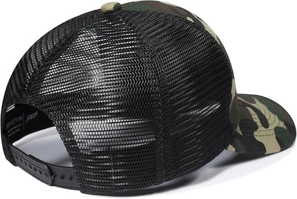 AURR American Flag Trucker Hat, Patriotic Baseball Cap for Men & Women, Breathable Mesh Adjustable Snapback, USA Flag Patch
