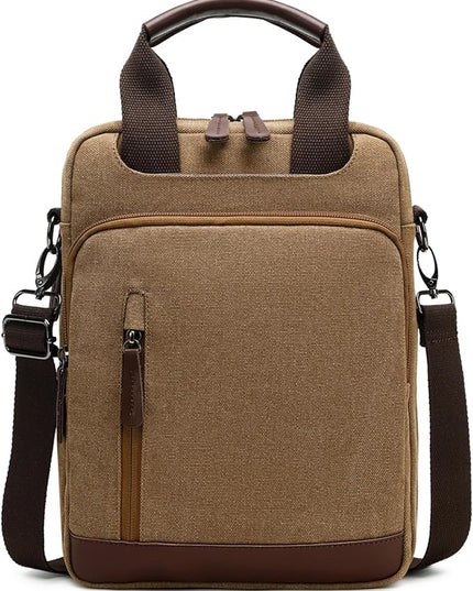 mygreen Small Canvas Crossbody Shoulder Bag Messenger Bag Work Bag