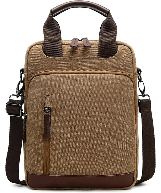 mygreen Small Canvas Crossbody Shoulder Bag Messenger Bag Work Bag