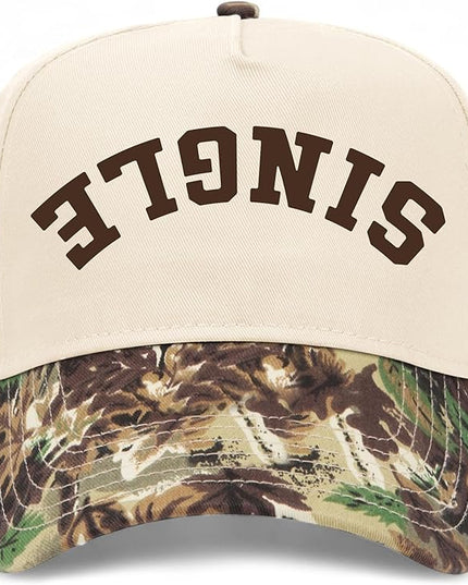 Single Upside Down Hat | Premium Adjustable Snapback Baseball Vintage Trucker Hats for Men & Women