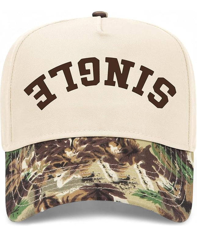 Single Upside Down Hat | Premium Adjustable Snapback Baseball Vintage Trucker Hats for Men & Women
