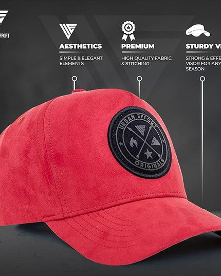 Urban Effort Mesh Back Cap - for Men and Women Baseball Hat 5-Panel Trucker Hat - Great Snapback Closure for Hunting & Hiking