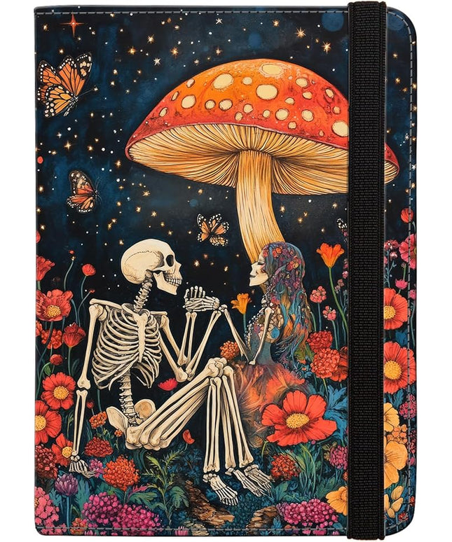 Passport Holder,Cute Passport Cover,Travel Wallet with Credit Card Slots Rfid passport Wallet Waterproof Documents Organizer Women Men (Mushrooms)