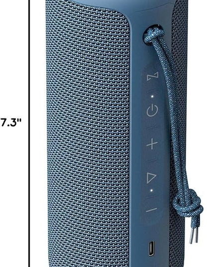 MIATONE Portable Bluetooth Speakers 36W Stereo Sound Bass Boost, 24H Playtime, Bluetooth 5.3 TWS Pairing Father Boy Friend Gifts for him Ideal Present (Blue)