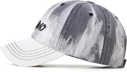 Trendy Unisex Graffiti Baseball Cap, Adjustable Cotton Baseball Cap for Men & Women, Athletic Streetwear Hat