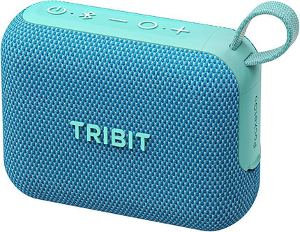 Tribit PocketGo Bluetooth Shower Speaker, IP68 Waterproof/Dustproof, Portable Speaker with 20H Playtime, Wireless, BT6.0, Supports TF Card, Electronics for Travel/Outdoors/Home (Blue)