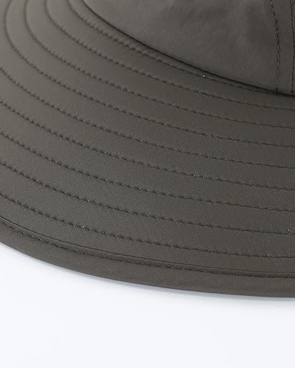 Home Prefer UPF 50+ Mens Wide Brim Fishing Hat with Neck Flap Sun Hat for Men Women Sun Protection Cap