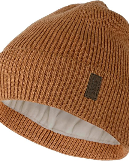 Wmcaps Winter Beanie for Men Women, Fleece Lined Beanie Soft Warm Knit Hat Ski Stocking Cuffed Cap