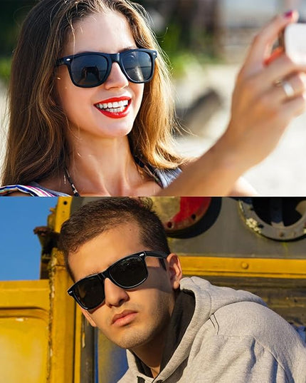 Joopin Square Sunglasses Polarized UV Protection Trendy Designer Sun Glasses Men Women