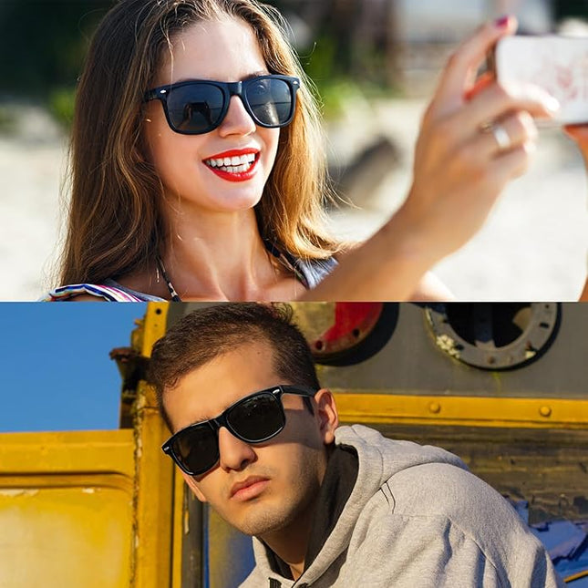 Joopin Square Sunglasses Polarized UV Protection Trendy Designer Sun Glasses Men Women