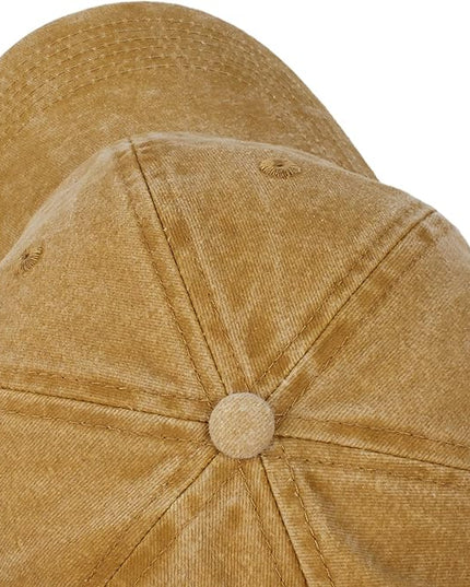 HH HOFNEN Men Women Washed Distressed Twill Cotton Baseball Cap Vintage Adjustable Dad Hat