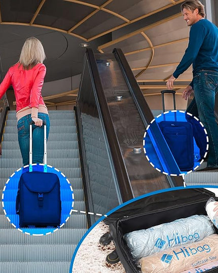 12 Compression Bags for Travel Essentials, Vacuum Packing Space Saver Bags for Cruise Accessories (12-Travel)