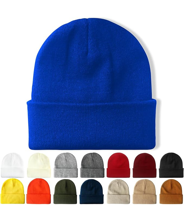 NPQQUAN Beanie for Men Women Winter Hats for Mens Beanie Cuffed Knit Beanies Skull Cap