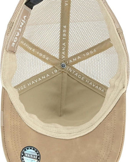 VINTAGE HAVANA Trucker Hats Women | Mesh Adjustable Snapback Hat | Men & Women Cute Trendy Fashion Baseball Cap