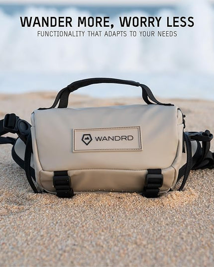 WANDRD ROGUE V1 3L Sling: Compact Camera Sling and Crossbody Bag with Fast Access, 3-Way Carry– Lightweight Everyday Bag Great for Travel, Photography, and Daily Use (Yuma Tan)