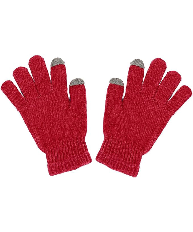 Motique Accessories Chenille Gloves Women Winter Magic Warm Gloves