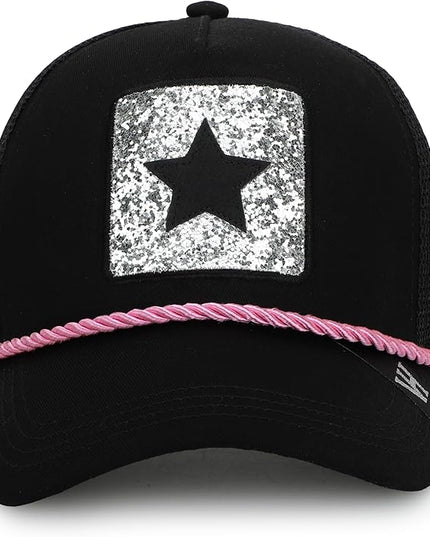 VINTAGE HAVANA Trucker Hats Women | Mesh Adjustable Snapback Hat | Men & Women Cute Trendy Fashion Baseball Cap