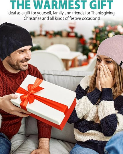 Beanie for Men, Soft Cotton Beanie for Women, Warm Unisex Winter Hat, Running Skull Cap for Cold Weather Activities