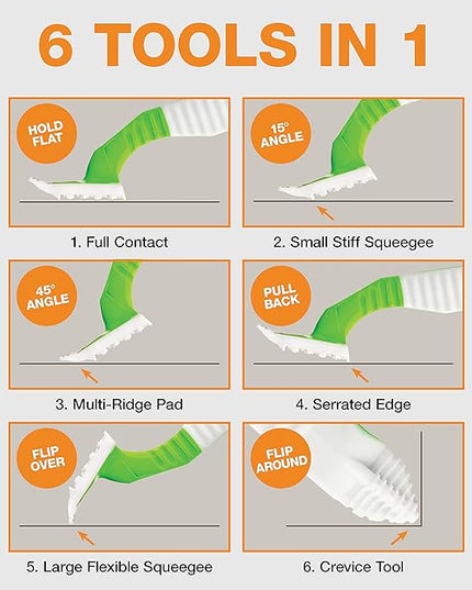 FurDozer Pet Hair Remover & Auto Detailing Tools - Cat & Dog Hair Remover for Carpets, Car Interiors, Couches, Bedding, & Pet Furniture (Green, (2 Pack) - X6)