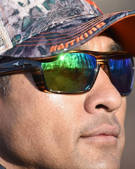 KastKing Huzzah Polarized Sport Sunglasses for Men and Women, Ideal for Driving Fishing Cycling and Running,UV Protection