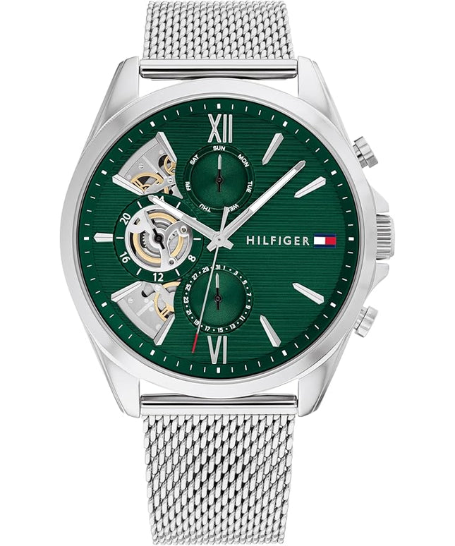 Tommy Hilfiger Men's Quartz Multifunction Watch - Stainless Steel - 5ATM/50 Meters Water Resistance - A Timeless, Modern Classic - Gift for Him - 43.5mm