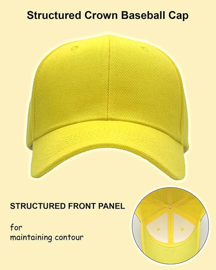 Utmost Structured Baseball Cap with Adjustable Closure - Performance Hat for Outdoor Activities