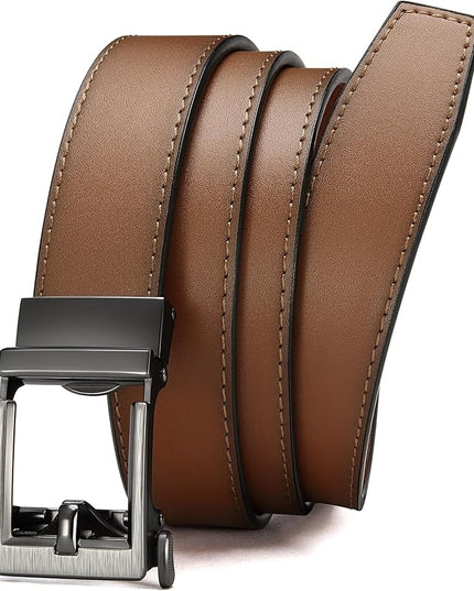 CHAOREN Leather Ratchet Belt Men - Mens Belts Casual Accessories for Every Occasion (35mm)