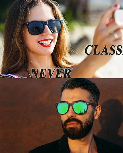 Joopin Square Sunglasses Polarized UV Protection Trendy Designer Sun Glasses Men Women