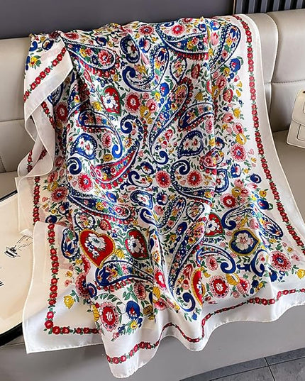 Silk Scarf Mulberry Silk Fashion Scarves Long Lightweight Shawl Wrap …
