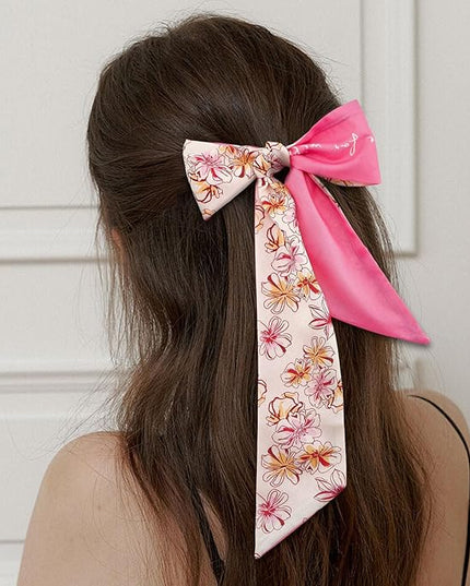 4 Pack Purse Scarf Handbags Skinny Twill Hair Scarves Narrow Neck Scarf Band Women Fashion Accessories Bag Charms