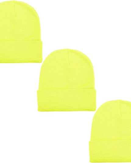 Gelante Unisex Beanie Cap Knitted Warm Solid Color