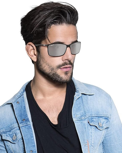 Ray-Ban Mens Rb4179 Liteforce Square Sunglasses