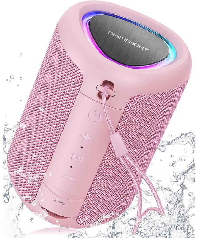 Portable Bluetooth Speaker Valentines Gifts For Him: Powerful Crystal Clear Sound/Romantic Light/IPX5 Waterproof/All Day Playtime/BT 5.3/TWS Paring,Small Wireless Speaker for Outdoor|Travel|Date Night