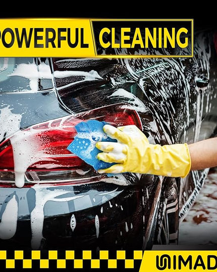Shop Towel Rag, 200 Pack Reusable Rags Bulk Microfiber Cleaning Cloth Lint Free Towels for Car Kitchen Automotive Bar Mechanic Restaurant Garage, 11.5"x 11.5", Blue